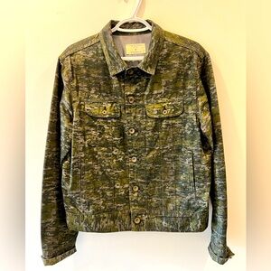 rag & bone camo jean jacket M